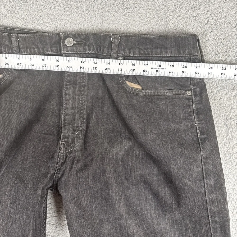 Levis 569 Jeans Men 40x32 (42x32) Black Loose Fit Straight Leg Stretch Skater